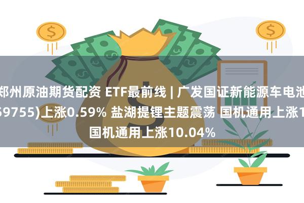 郑州原油期货配资 ETF最前线 | 广发国证新能源车电池ETF(159755)上涨0.59% 盐湖提锂主题震荡 国机通用上涨10.04%