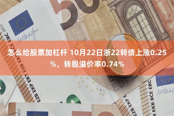 怎么给股票加杠杆 10月22日浙22转债上涨0.25%，转股溢价率0.74%